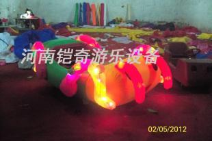 供應七彩燈游樂氣模車與雙人充氣電瓶車 創(chuàng)新玩具的娛樂新體驗